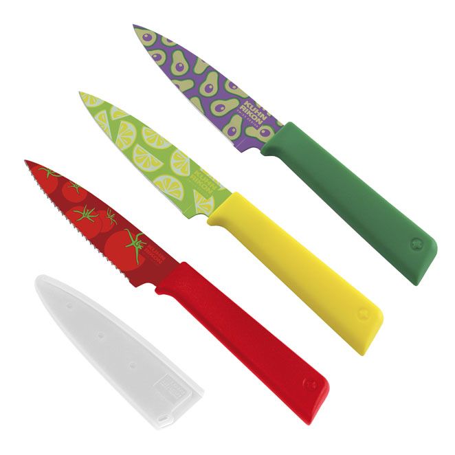 Kuhn Rikon - Funky Fruit Paring Knife Set