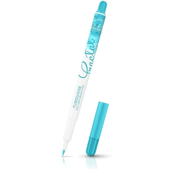 Fractal - Calligra Brush Pen - Turquoise
