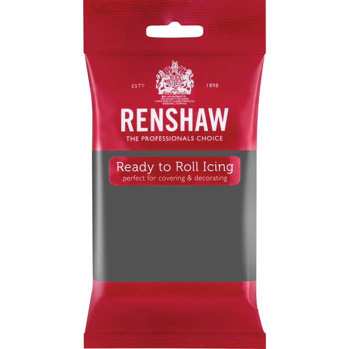 Renshaw - Ready To Roll Grey Sugar Paste - 250g