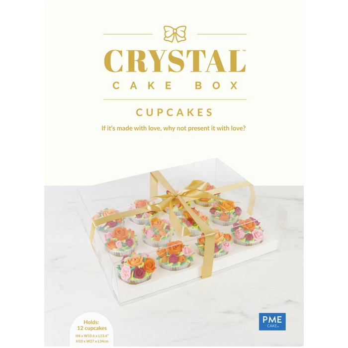 Crystal Cake Box - Cupcakes