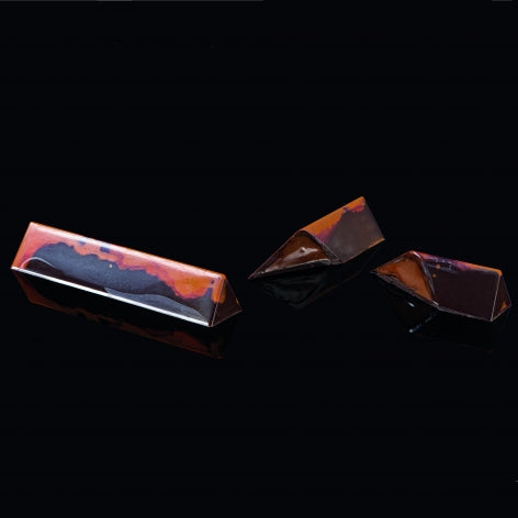 Martellato Triangular Chocolate Bar Mould; 23g, 10 pieces