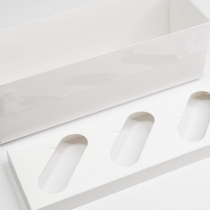 3 Cupcake Box With Full Clear Lid - Pack Of 2