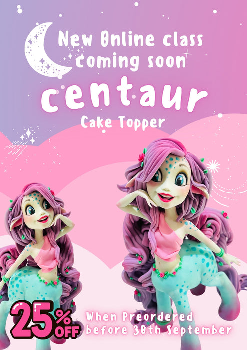 Online Centaur Cake Topper Class