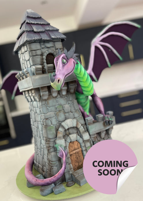 Online Dragon and Castle Cake Class - COMING SOON