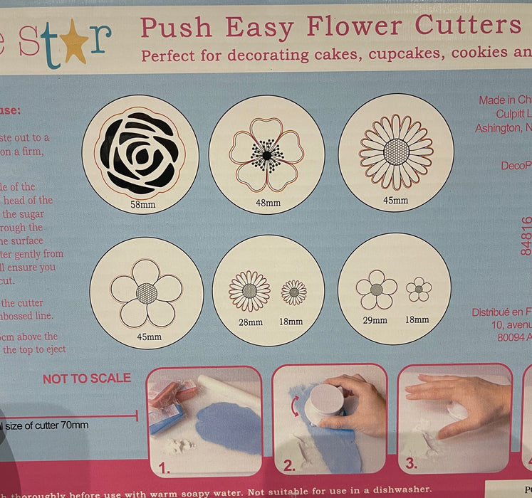 Cake Star - Push Easy Flower Cutters