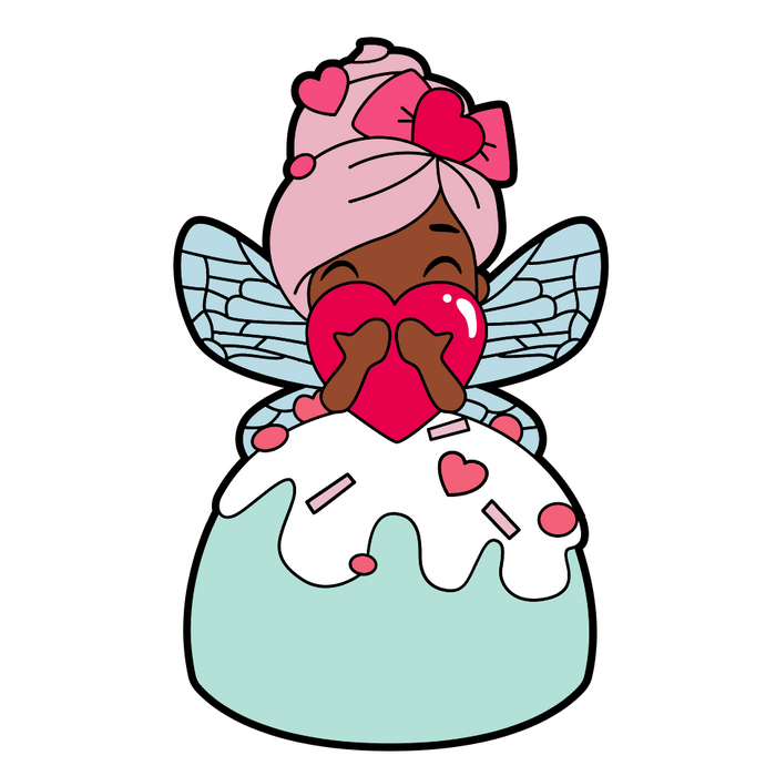Zoe's Fancy Cakes Doll Pin - Tiffany Heart Fairy ( June 23 )