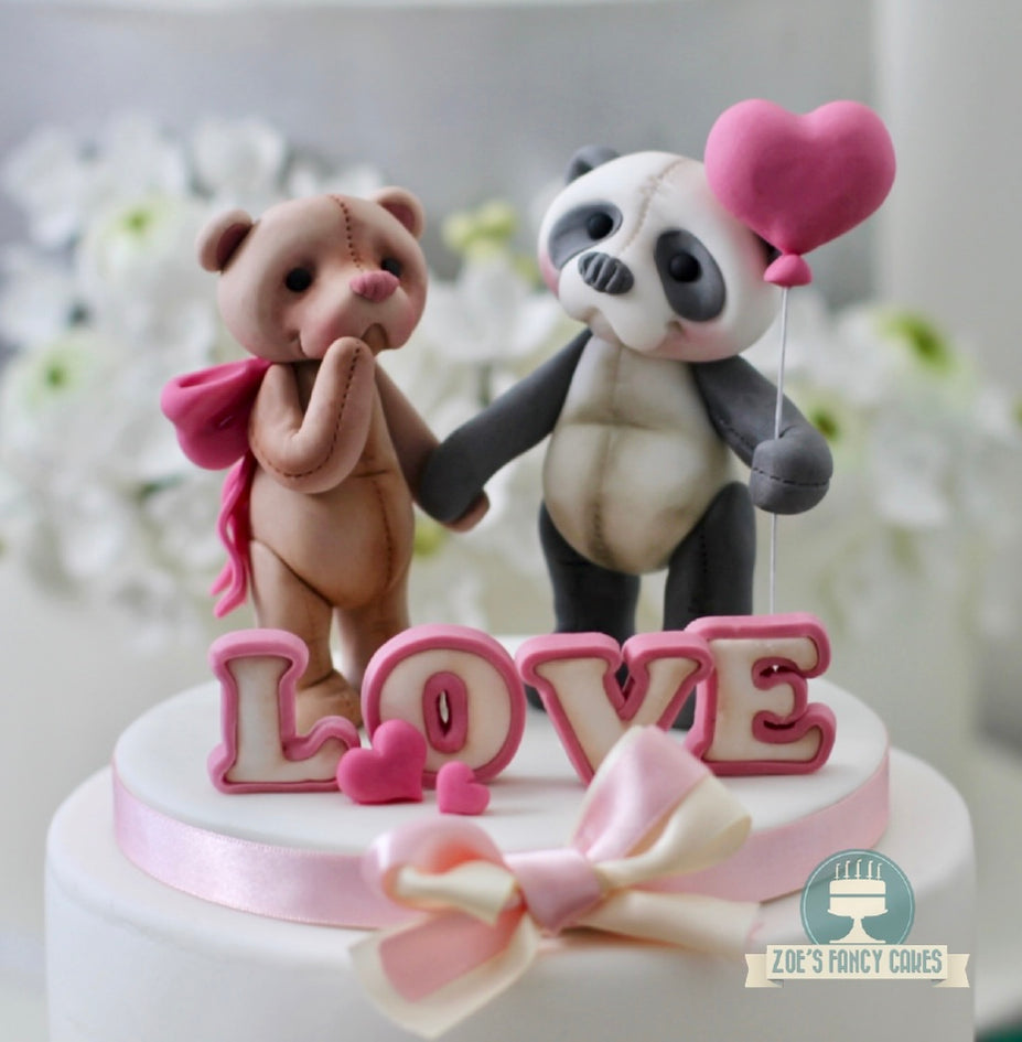 Cute Bears Cake Topper Tutorial - PDF — Zoe's Fancy Cakes