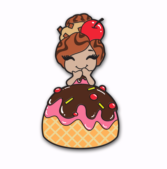 Zoe's Fancy Cakes Doll Pin - Cherry ( October '23 )