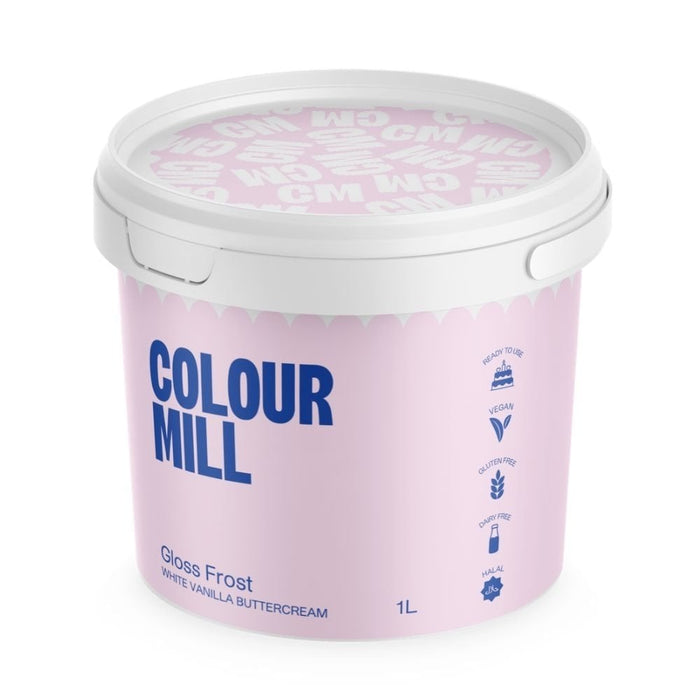 Colour Mill - White Gloss Frost Vanilla Buttercream 1 Litre