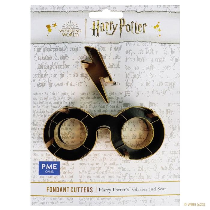 Harry Potter Fondant & Cookie Cutter, Harry's Glasses & Scar