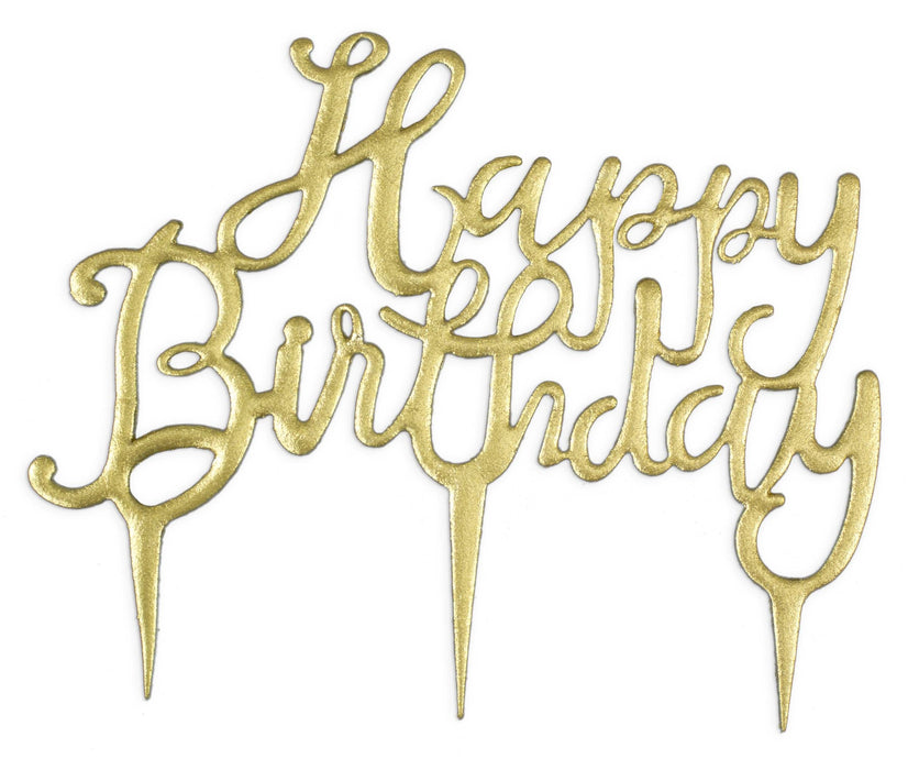 PME Cake Topper Cutter - Happy Birthday ( Script )