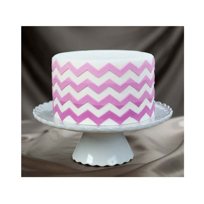 Marvelous Molds Medium Chevron Onlay silicone sugarcraft icing mould - EX DEMO