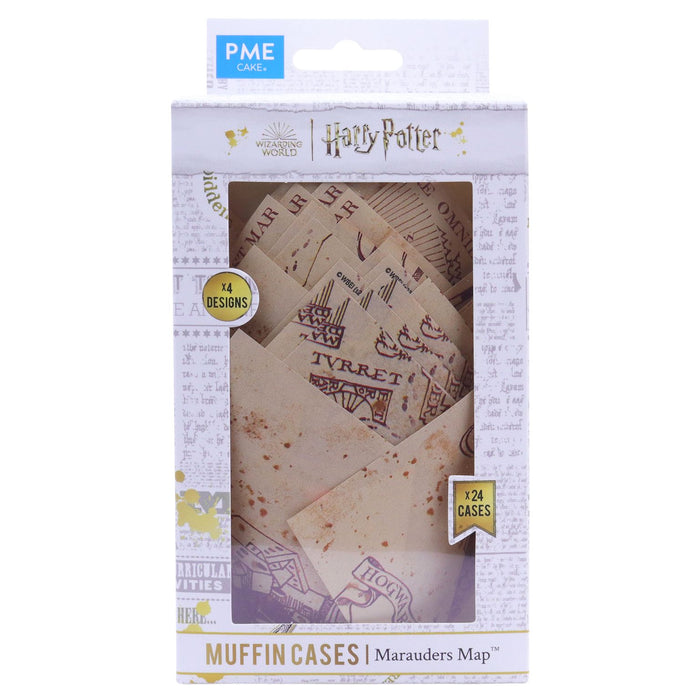Harry Potter Tulip Muffin Cases – Marauders Map PK/24