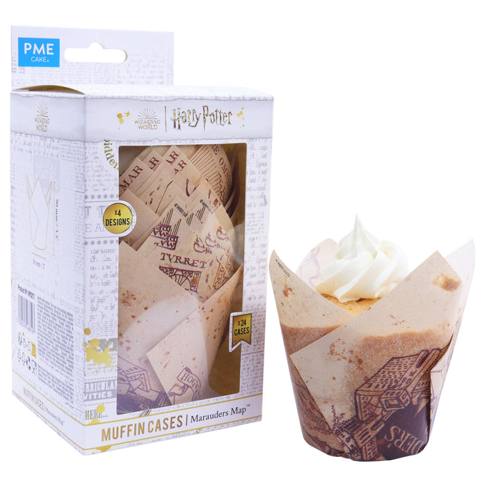 Harry Potter Tulip Muffin Cases – Marauders Map PK/24