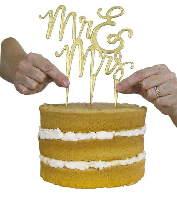 PME Cake Topper Cutter - Mr & Mrs ( Script )