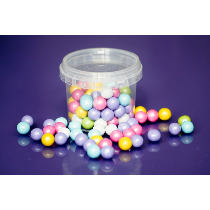 Purple Cupcakes - Rainbow Pearls 10mm