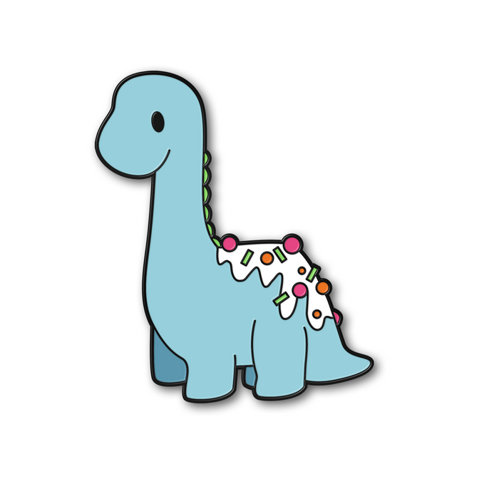 Zoe’s Fancy Cakes Dino pin - Tiffany colour
