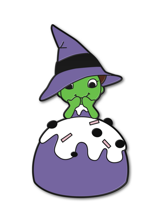 Zoe's Fancy Cakes Doll Pin - Halloween Witch