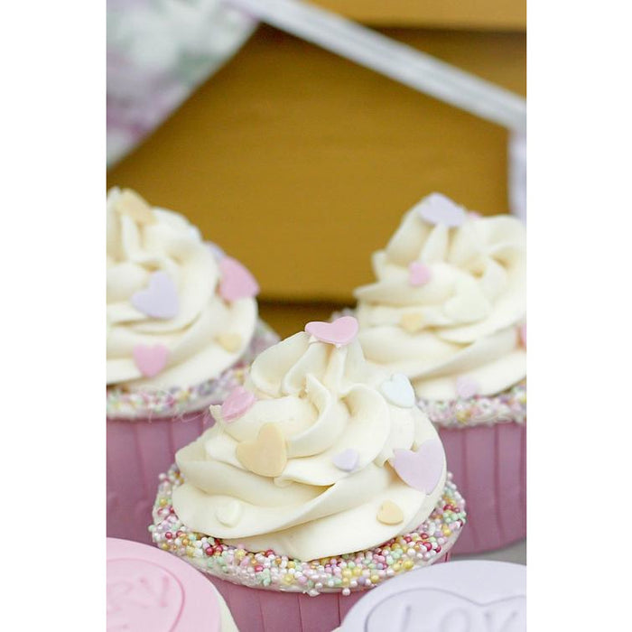 Purple Cupcakes -  Soft Swirl Nozzle