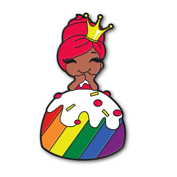 Zoe's Fancy Cakes Doll Pin - Rainbow