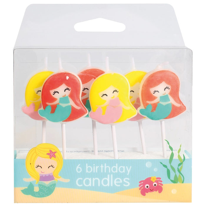 Culpitt - Mermaid Candles - 6 pack