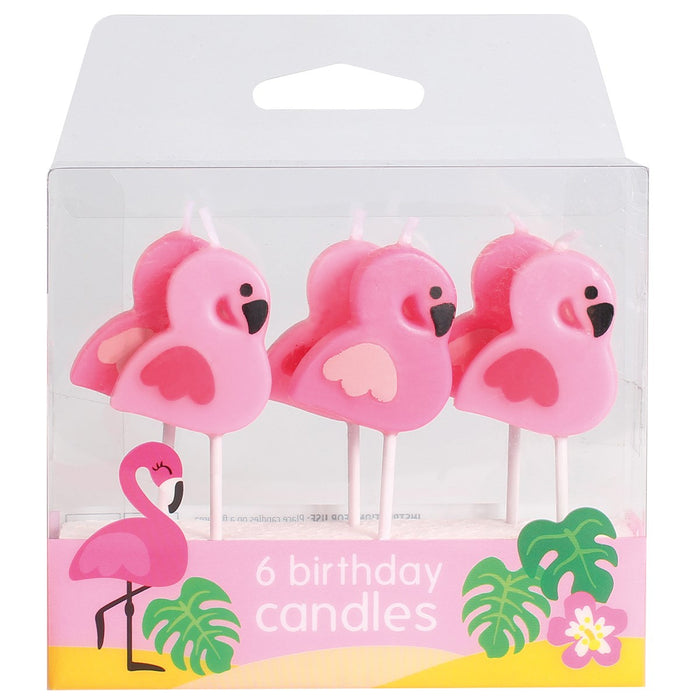 Culpitt - Flamingo Candles - 6 pack