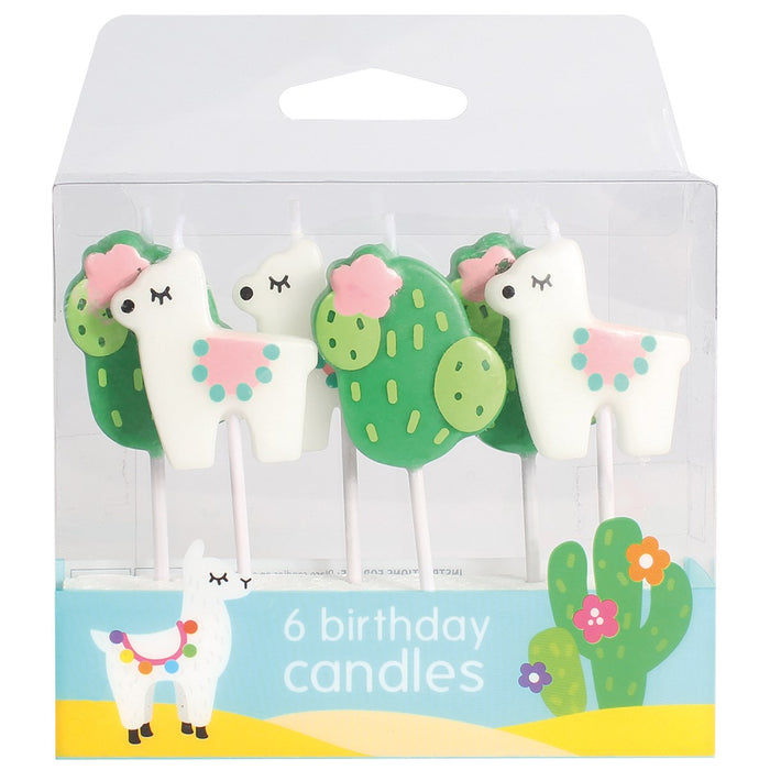 Culpitt - Llama & Cactus Candles - 6 pack