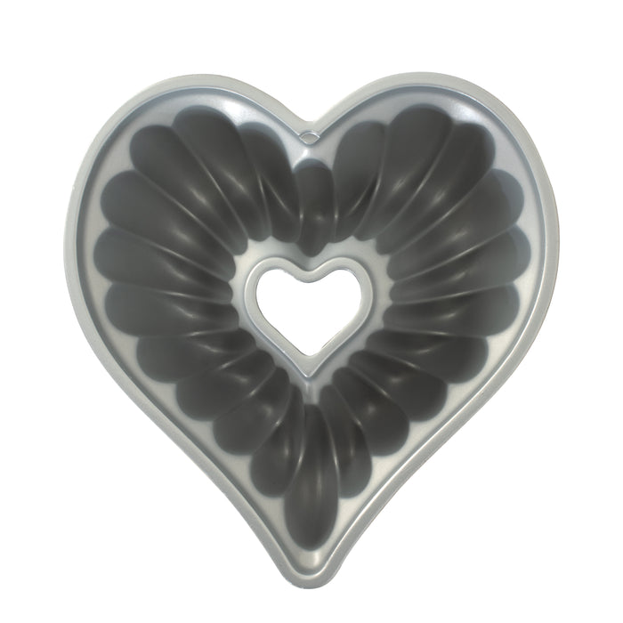 Elegant Heart Bundt Pan - Toffee - Nordic Ware