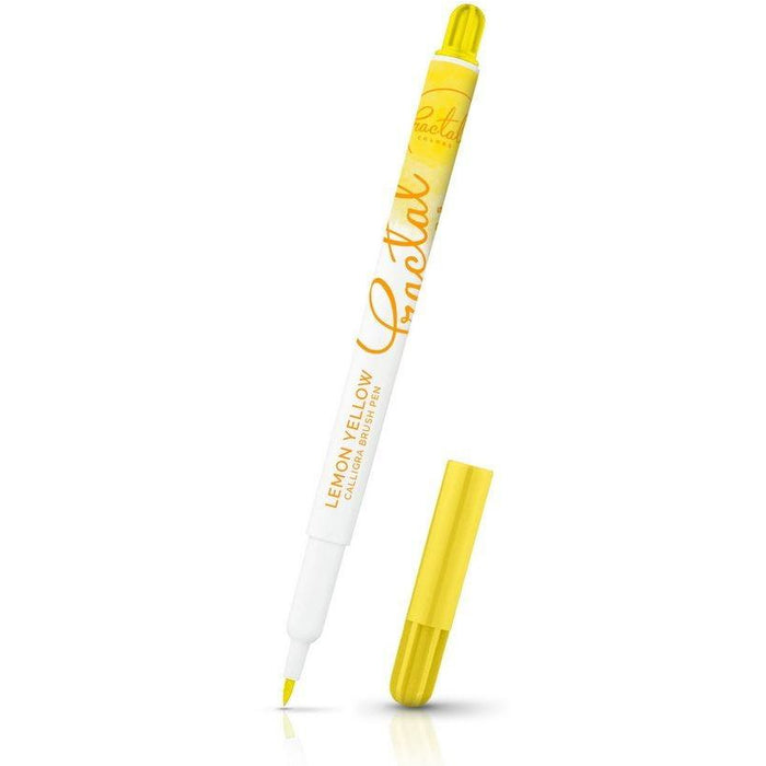 Fractal - Calligra Brush Pen - Lemon Yellow