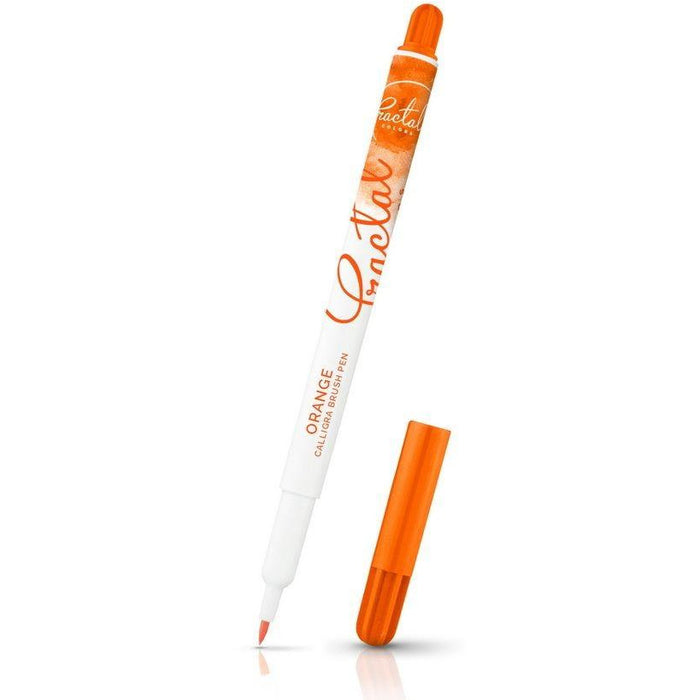 Fractal - Calligra Brush Pen - Orange