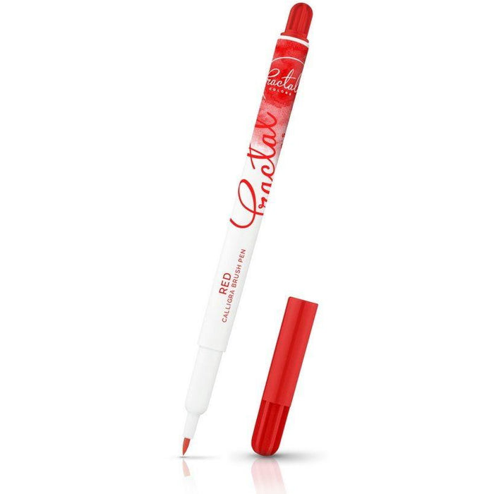 Fractal - Calligra Brush Pen - Red