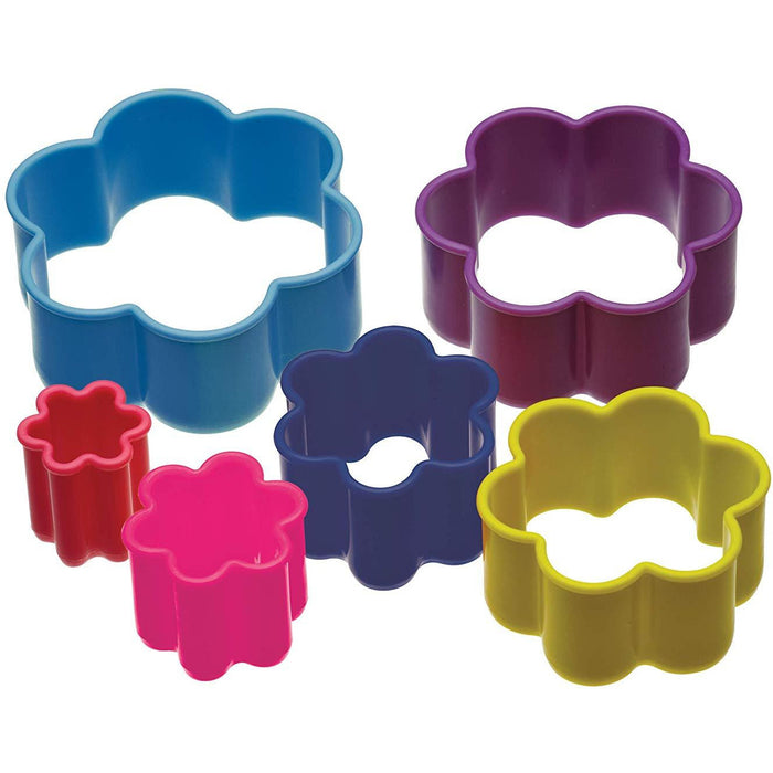 Colour Works - Flower Cookie Cutters - Set of 6