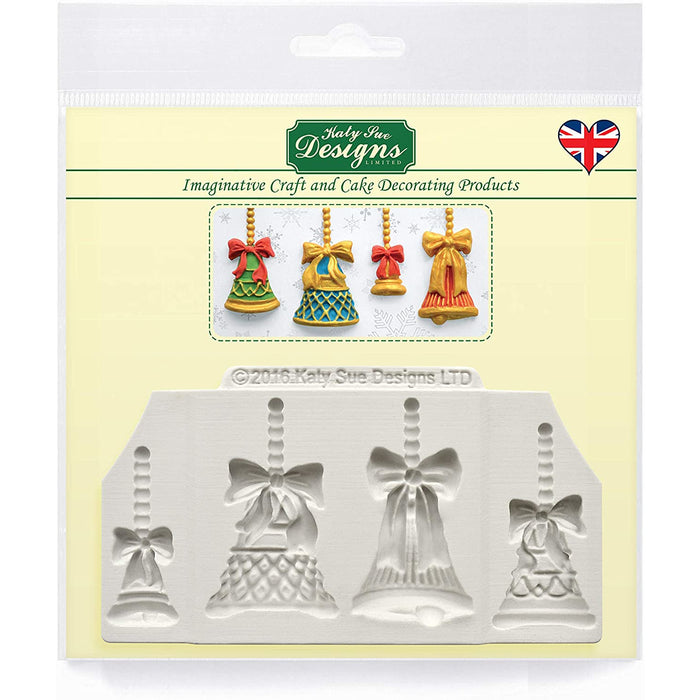 Katy Sue - Christmas Bells Silicone Mould