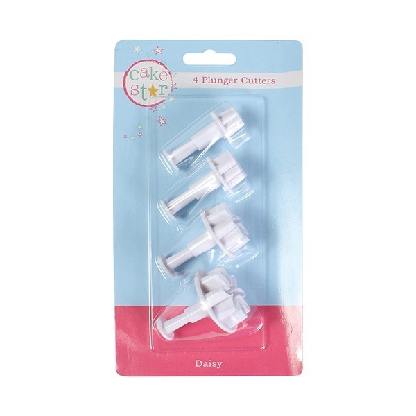 Cake Star - Daisy plunger Cutters set of 4