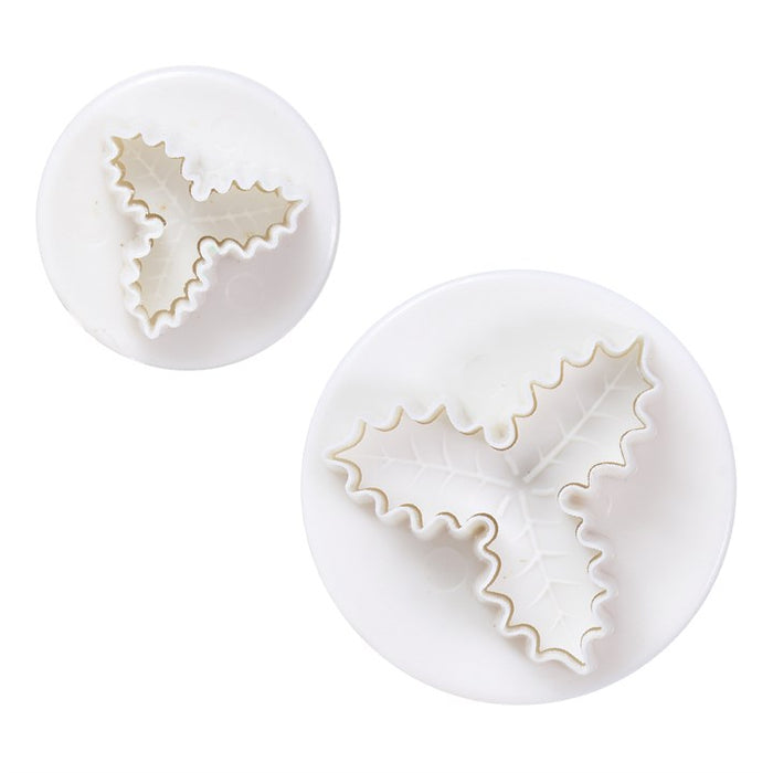 Cake Star - Triple Holly Plunger Cutter set