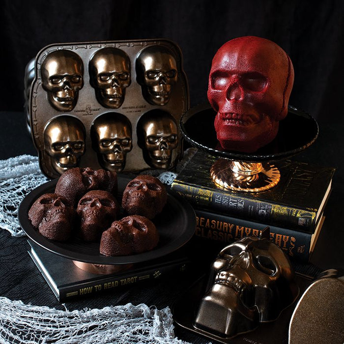 Haunted Skull Cake Pan - Bronze - Nordic Ware