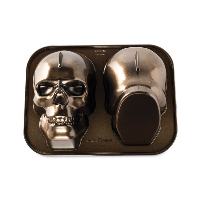 Haunted Skull Cake Pan - Bronze - Nordic Ware