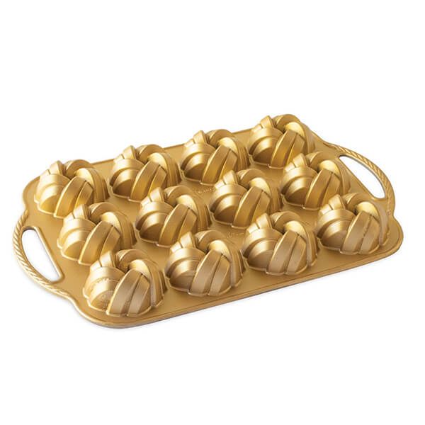 Braided Bundt Bites Pan - Gold - Nordic Ware