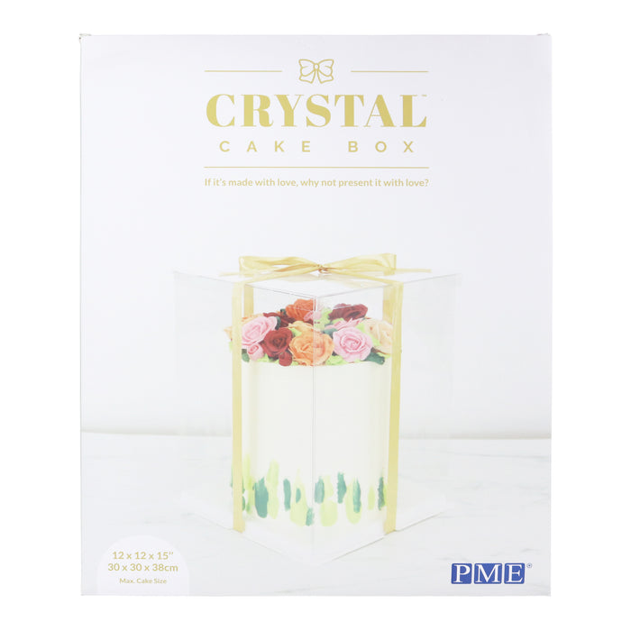 PME CRYSTAL CAKE BOX - 12 INCH (30CM)