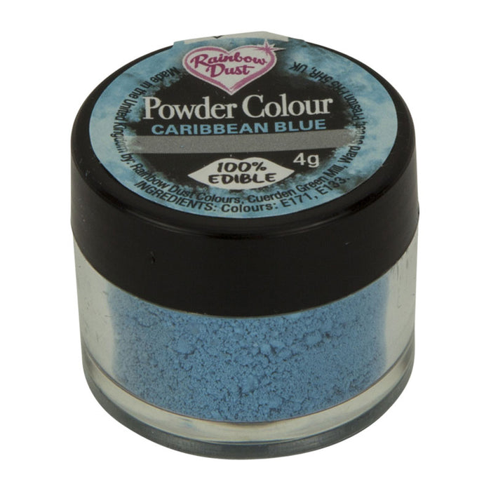 Rainbow Dust Caribbean Blue Edible Powder