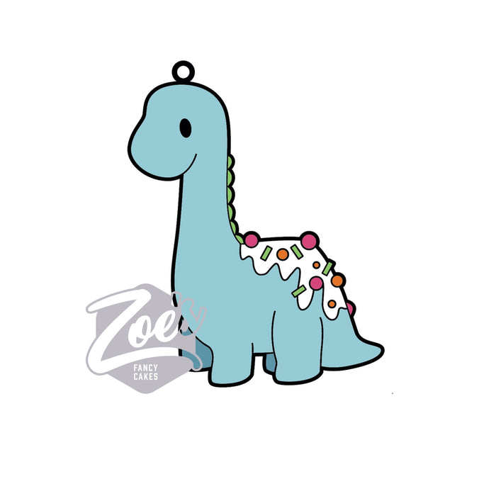 Zoe's Fancy Cakes Dino Key Chain / Key Ring