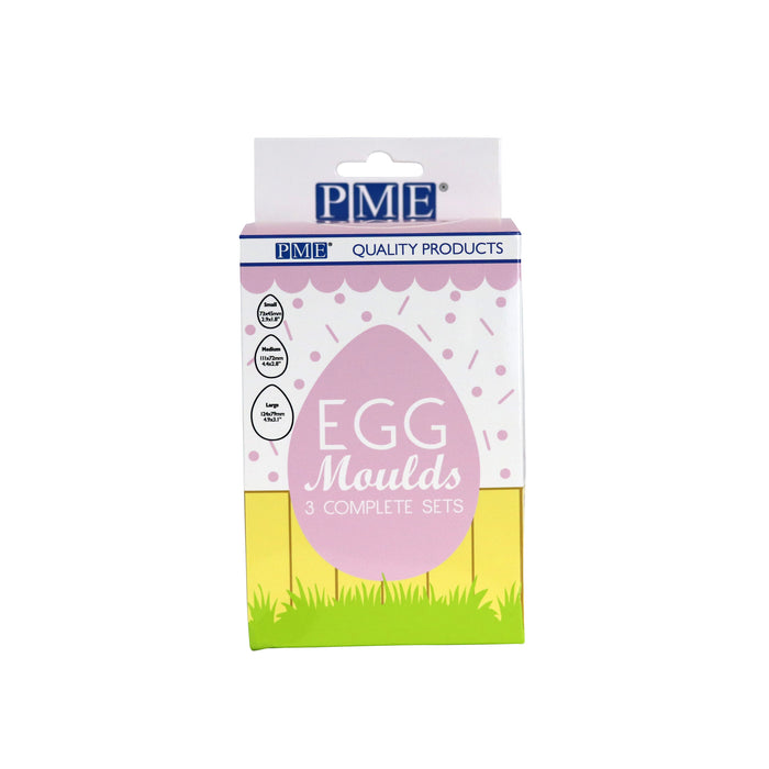 PME Easter Egg Moulds - Complete Set of 3