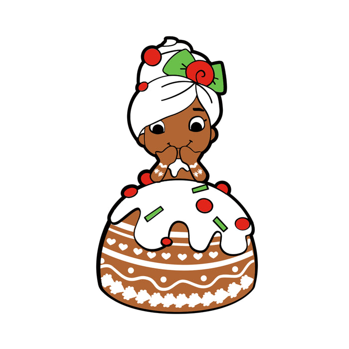 Zoe's Fancy Cakes Doll Pin - Gingerbread Lady