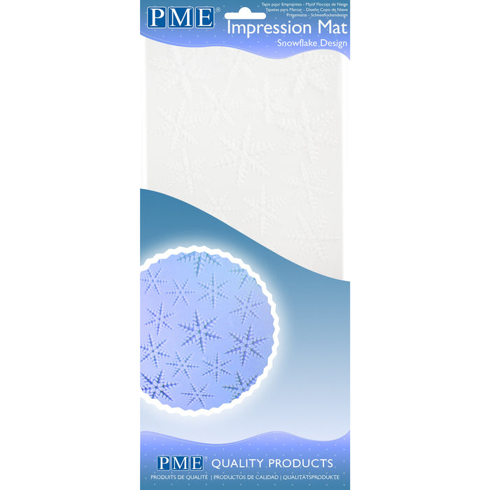 PME Impression Mat - Snow Flake