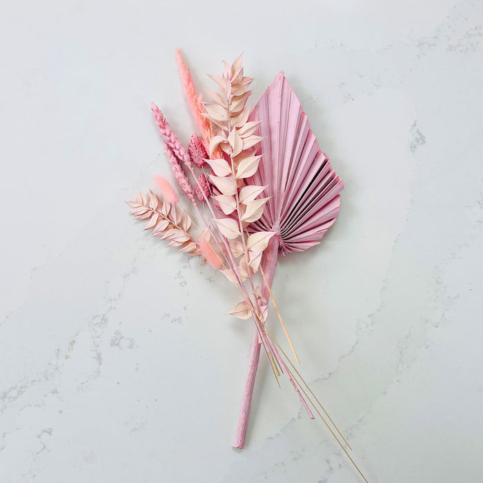 Dried Flower Cake Topper - Pinks