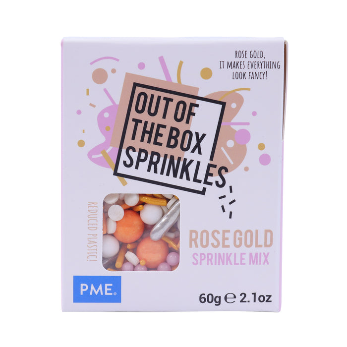 Out the Box Sprinkle Mix - Rose Gold Mix 60g
