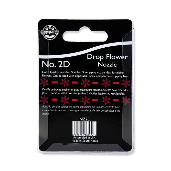 Jem Piping Nozzle Drop Flower 2D - uncarded.