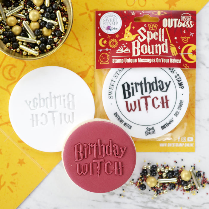 Sweet Stamps - OUTboss Spellbound - Birthday Witch