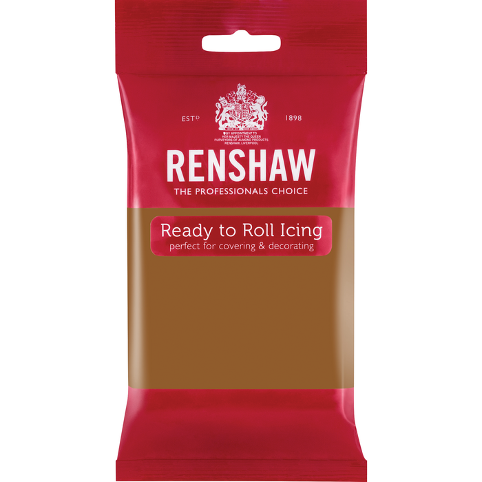 Renshaw - Ready To Roll Teddy Bear Brown Sugar Paste (250g)