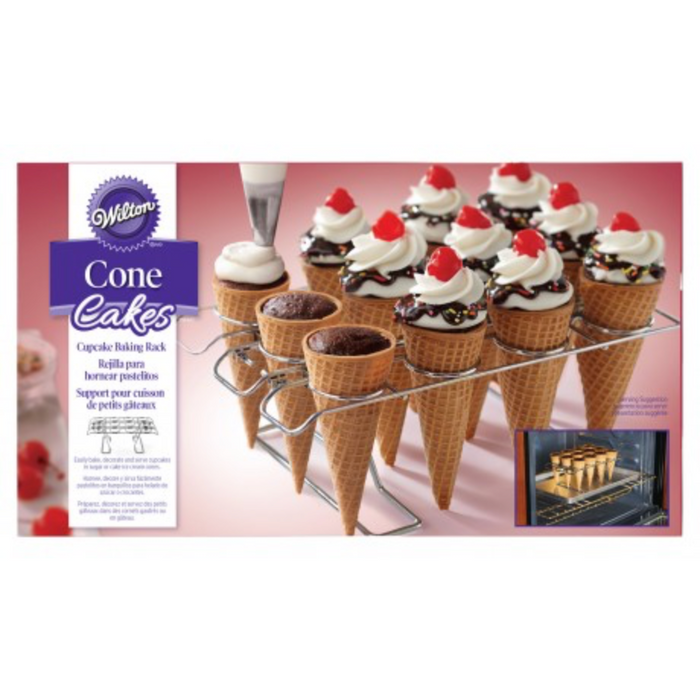 Wilton - Cupcake Cone 12 Cavity Baking Rack